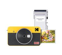 Kodak Mini Shot Combo 2 Retro Instant Camera, Jaune et Noir
