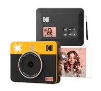 Kodak Appareil photo Square Cam & Print C300Retro - Imprimez l'Instant en style rétro - Yellow