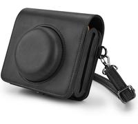 Kodak Mini Shot 3 Retro C300R 2 in 1 Camera and Photo Printer Case,Upgraded PU Leather Protective Case with Charger Cutout Adjustable Shoulder Strap,Black,Fashion.