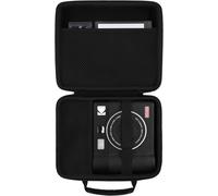 Kodak Mini Shot 4 Era 4PASS Instant Camera and Photo Printer 2 in 1 Hard Protective Case with Shoulder Strap,Case Only,Black,Black Zipper