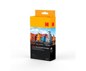 KODAK MSC30 - Cartouche d'imprimante photo Mini 2, Papier de recharge MC tout-en-un, 54 x 86 mm, 30 feuilles
