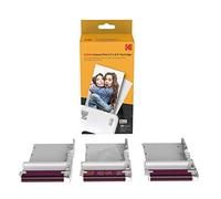 Kodak New Ink Ribbon Paper,30 Photo Cartridge Papier Photo pour Imprimante Photo Mini Shot Combo Blanc à Sublimation Thermique