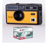 KODAK - Pack Appareil Photo KODAK i60 + pellicule 36 poses 100 ISO - Objectif 31 mm - compatible films 35 mm - Jaune