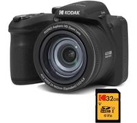 Kodak Pack Bridge Numérique Pixpro Astro Zoom Az405 + Carte Sdhc Kodak Ultra High Speed U1 32Gb-Appareil Photo 20 Mégapixels,Zoom X40,Grand Angle,Lcd,Vidéo Full Hd 1080P,Ois,Pile Aa-Noir