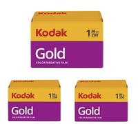 Kodak Pack de 3 Pellicules Gold 200 ISO 135 mm 36 poses