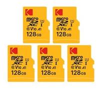 Pack de 5 KODAK Micro SDXC 32GB Premium - Vitesse et Fiabilité pour un Stockage Exceptionnel - Noir