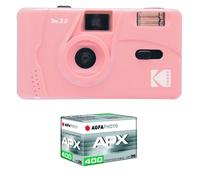M35 - Appareil Photo Rechargeable 35mm, Objectif Grand Angle Fixe, Viseur optique , Flash Integre, Pile AAA