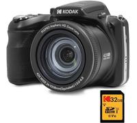 Kodak Pack Numérique Bridge Pixpro Astro Zoom Az425 + Carte Sdhc 32Gb - Appareil Photo 20 Mp, Zoom 42X, Grand Angle, Écran Lcd 3"", Vidéo Full Hd 1080P, Batterie Li-Ion - Noir