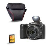 KODAK Pixpro AZ255 Appareil Photo Bridge 16 MP avec Zoom Optique 25x + Étui de Protection + Carte SD 32 Go - Video Full HD 1080p, Grand Angle 24 mm, Stabilisateur, Écran LCD 3 - Noir G