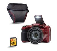 KODAK Pack Pixpro AZ425 Appareil Photo Bridge 20 MP + Etui + Carte SD 32 Go - Zoom Optique 42x, Vidéo Full HD, Ecran LCD 3'' -