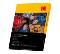 Kodak papier photo 9891264 – 50 feuilles A4 180 g/m² brillant – Jet d'encre