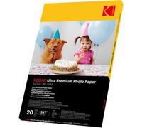 Kodak - Papier photo Ultra Premium - Satiné 280 g/m² 13x18 cm - Pack 20 feuilles