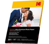 Kodak Papier photo ultra premium - 20 feuilles photo - Format 13 x 18 cm - Finition brillante - 280 g/m² - Compatible jet d'encre