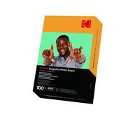 KODAK Papiers Photo Instantanés - Pack de 100 feuilles de papier photo - Format 102x152mm) - Finition brillante - 180 gsm - Compatible avec imprimantes jet d'encre