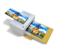 KODAK PD460 - Imprimante Photo format Carte Postale 10x15 cm Bluetooth & Docking - 10 photos incluses - Blanc & Jaune
