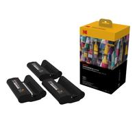 Kodak PHC-120 - Pack de 3 - couleur (cyan, magenta, jaune, revêtement) - kit ruban d'impression / papier - pour Kodak Photo Printer Dock PD-450, PD-480