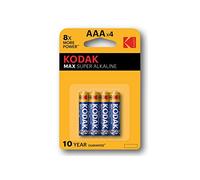 Kodak Piles alcalines Alkaline Max LR03 AAA BL4