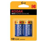 Pile alcaline LR14 KC2 AM2 1,5V KODAK MAX Blister de 2 piles