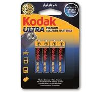 KODAK - Pile - Ultra Premium Alcaline - AAA / LR03 - Pack de 4 G