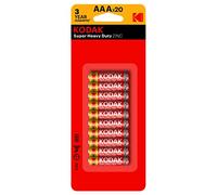 KODAK Pile Zinc Robuste (1,5 V, AAA x 20)