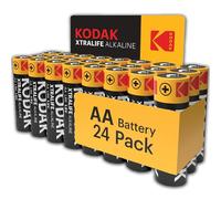 KODAK Xtralife Piles AA-LR6 Alcaline 1,5V - Pack de 24 Multicolore