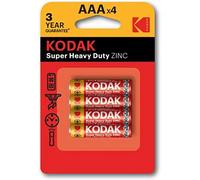 Kodak Piles Alcalines Aaa Extra Heavy Duty Zinc Lr3 4 Unités