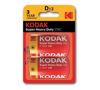 Kodak Piles Alcalines Extra Heavy Duty Zinc Lr20 2 Unités