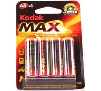 KODAK Piles Max Alcalines LR6 (Blister de 4)