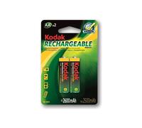 KODAK Piles rechargeables Ni-MH LR06/AA 1,2V batterie 2600mAh - Vendu par paire
