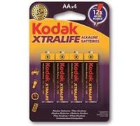 KODAK - Piles - XTRALIFE Alcaline - AA / LR06 - pack de 4 G