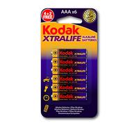 KODAK - Piles - XTRALIFE Alcaline - AAA / LR03 - pack de 6