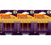 KODAK - Piles - XTRALIFE Alcaline - C / LR14 - lot de 6
