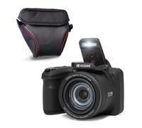 KODAK Pixpro Astro Zoom AZ405 + Etui - Appareil Numérique Bridge, Zoom X40, 24 mm, 20 Mégapixels, LCD 3, Vidéo Full HD 1080p - Noir