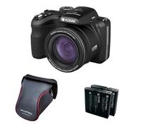 KODAK Pixpro Astro Zoom AZ426 - Appareil Photo Numérique Bridge, Zoom optique 42X, Grand angle de 24 mm, 20 mégapixels, LCD 3, Vidéo Full HD 1080p, Batterie Li-ion - Noir - Neuf
