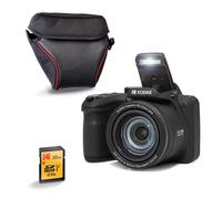 KODAK Pixpro AZ405 Bridge 20MP, Zoom X40, Grand Angle 24mm, Full HD 1080p, OIS, LCD 3 , Housse + Carte SDHC 32GB U1, Pile AA - Noir