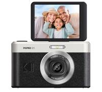 KODAK Pixpro C1 - Appareil Photo Numérique Compact 13 MP, Zoom Numérique X4, Écran Inclinable, Vidéo Full HD, Flash LED - Noir