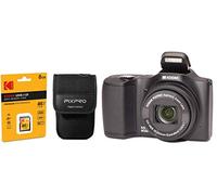 Kodak Pixpro - FZ102 - Appareil Photo Numérique Compact 16.5 Mégapixels avec étui et Carte SD - Noir