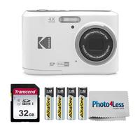 KODAK PIXPRO FZ45 Lot de 4 appareils photo numériques 16 MP avec zoom optique 4x, grand angle de 27 mm et écran LCD de 2,7" avec carte mémoire SD de 32 Go, piles AA et chiffon de nettoyage pour