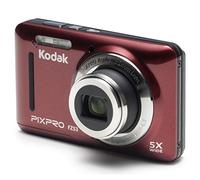 KODAK Pixpro - FZ53 - Appareil Photo Numérique Compact, Zoom Optique 5X,16 Mégapixels, Ecran LCD 2,7, Video HD 720p, Stabilisateur Optique, Flash intégré, Batterie Li-ion rechargeable - Rouge