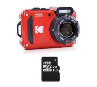 Kodak Appareil photo compact Pixpro WPZ2 Pack 16 Mégapixels Étanche 15m Anti-choc avec Carte SD Rouge