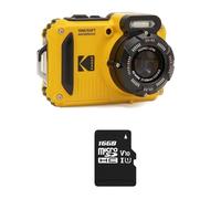 KODAK Pixpro Pack WPZ2 + 1 Carte SD Kodak - Compact 16M Pixels, étanche à 15m, Anti-Choc, Video 720p, Ecran LCD 2,7 - Batterie Li-ION - Jaune