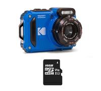 Kodak Appareil photo compact Pack Pixpro WPZ2 + 1 carte SD – 16 MP, étanche 15 m, anti‑choc, bleu