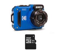 KODAK Pixpro Pack WPZ2 + 1 carte SD Kodak - Compact 16MP, étanche à 15m, Anti-Choc, Video 720p, Ecran LCD - Bleu