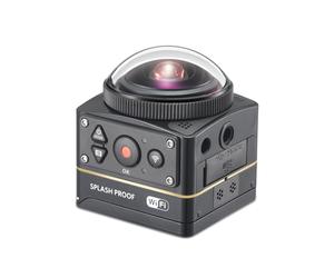 KODAK Pixpro SP360 4K Action Cam Noir - Pack Explorer - Caméra numérique 360° - Vidéo 4K - Accessoires inclus