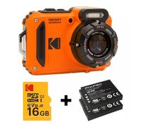 Kodak Pixpro WPZ2 (Orange) Limitée Edition+MICROSD 16GB+Batterie Additionnel