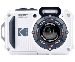 Kodak Pixpro WPZ2WH Appareil photo numérique 15 Mill. pixel Zoom optique: 4 x blanc avec accu, flash stabilisation d'image, WiFi