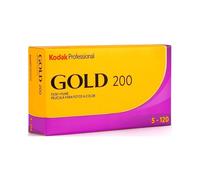 Kodak PK5 120 Gold 200 - Film Moyen Format Couleur, ISO 200, Pack de 5 Rouleaux, Grain Fin, Rendu Couleur Naturel, Haute Définition, Polyvalent Lumière du Jour