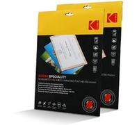 KODAK Pochettes de plastification couleur KD-LMA4CLR-PK12C - 2 x 12 (24), 150 microns, 3 couleurs : Rouge, Jaune, Bleu - A4 Transparent