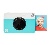 KODAK Printomatic Appareil photo numérique à impression instantanée couleur - Photos de haute qualité sur papier autocollant Zink 2 x 3" - 5 MP, portable, cadeau créatif pour anniversaire, Noël - Bleu