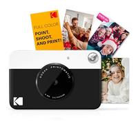 KODAK Printomatic Appareil photo numérique à impression instantanée couleur - Photos de haute qualité sur papier autocollant Zink 2 x 3" - 5 MP, portable, cadeau créatif pour anniversaire, Noël - Noir